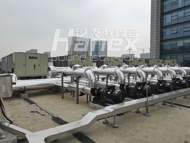 杭州海威大厦屋面空调系统噪声治理案例