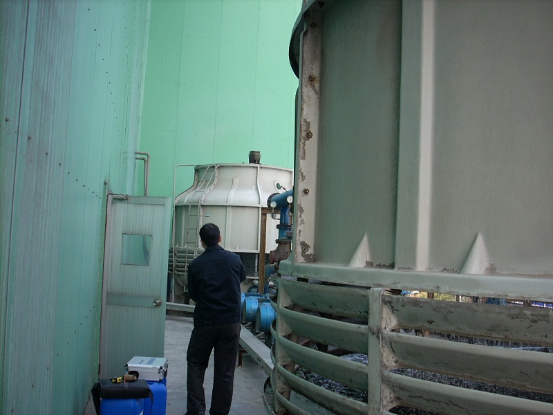 下沙华春化纤厂界噪声治理-厂区屋面冷却塔降噪案例